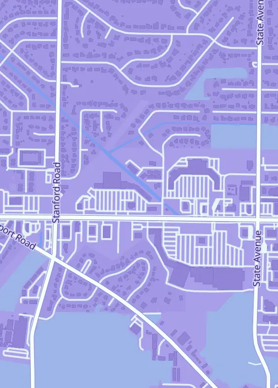 Street map around Instant Replay Sports Cards, 752 W 23rd St, Panama City, FL
