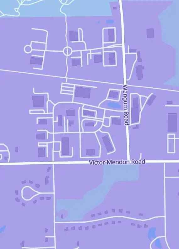 Street map around Invested Alliance, 7920 Rae Blvd, Victor, NY