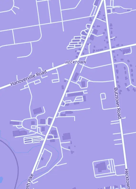 Street map around JAF Comics, 224 Nazareth Pike, Lower Nazareth Township, PA