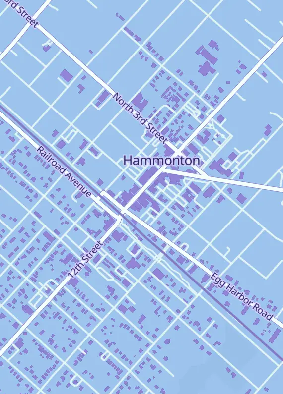 Street map around Jersey Video Games, 122 Bellevue Ave, Hammonton, NJ