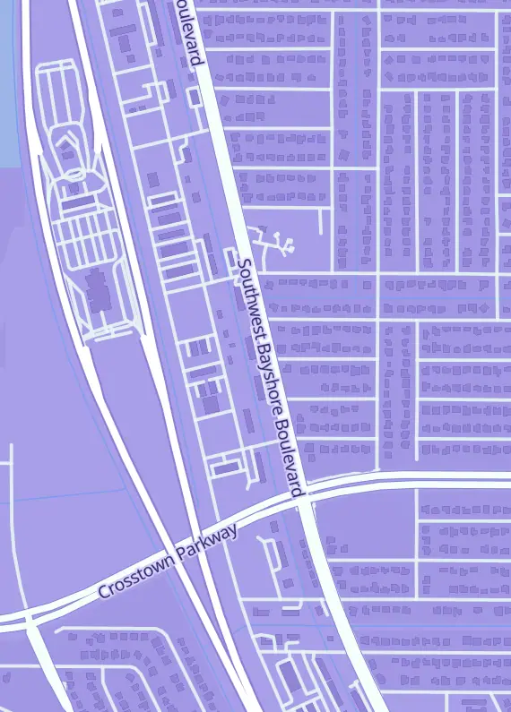 Street map around JJCK Collectibles, 1344 SW Bayshore Blvd, Port St Lucie, FL