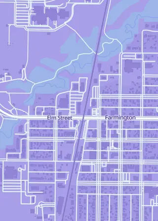 Street map around JK's Cards And Collectibles, Farmington