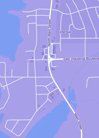 Street map around Joshua Tcg Booster Shop, Lone Star