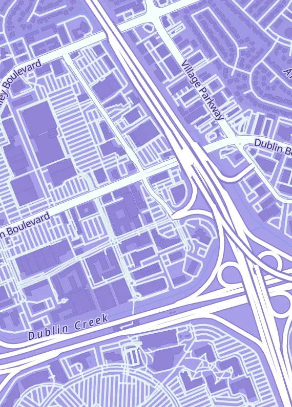 Street map around King Kong Comics and Games, 6700 Amador Plaza Rd, Dublin, CA