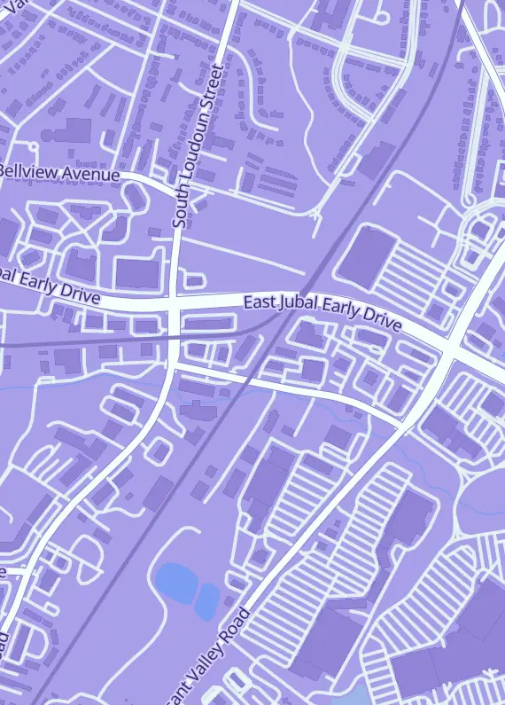 Street map around Kollectible Kings, 82 Featherbed Ln, Winchester, VA