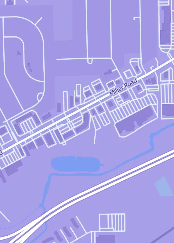 Street map around L.T.'s Hobbies & Games, 4205 Miller Rd Ste C14, Flint, MI
