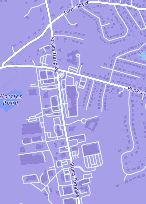 Street map around Legacy Collectibles & Toys, 619 Straits Tpke, Watertown, CT