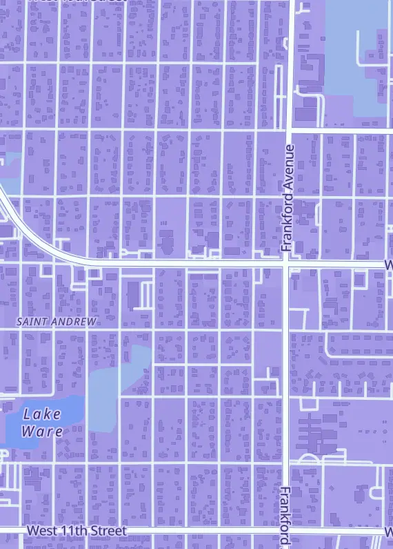 Street map around Legacy Collectibles, 2303 W 15th St, Panama City, FL
