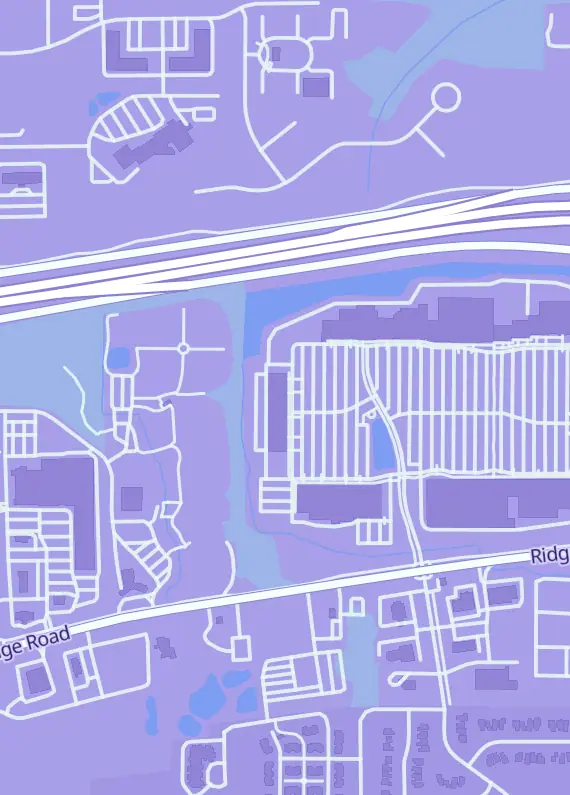 Street map around Legacy Games, 1028 Ridge Rd Ste 112, Webster, NY