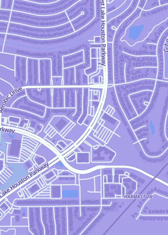 Street map around Legendary Cardboard & Games, 18321 W Lake Houston Pkwy #480, Humble, TX