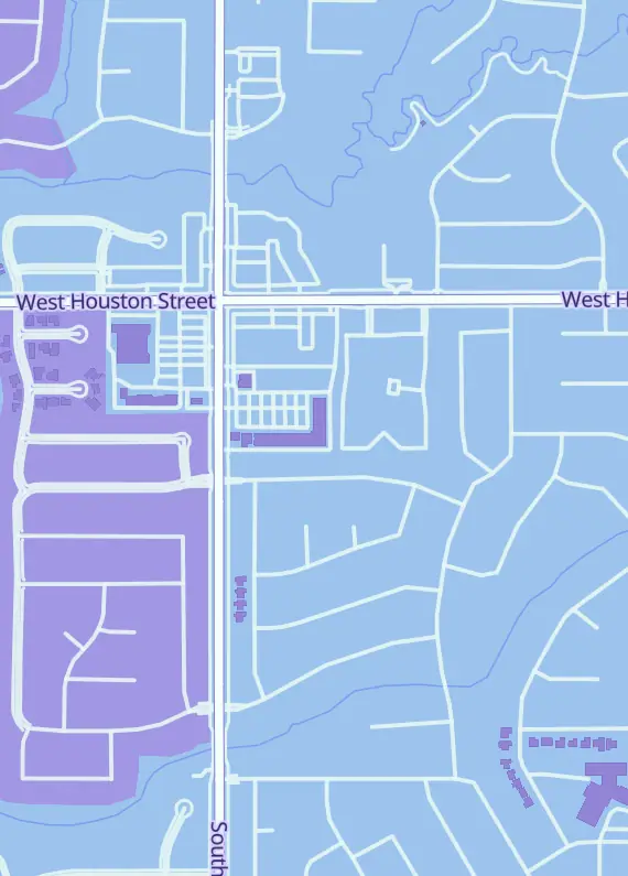 Street map around Legion TCG, 1129 S Aspen Ave, Broken Arrow, OK