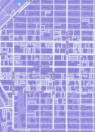 Street map around Let's Play Games & Toys, Great Falls