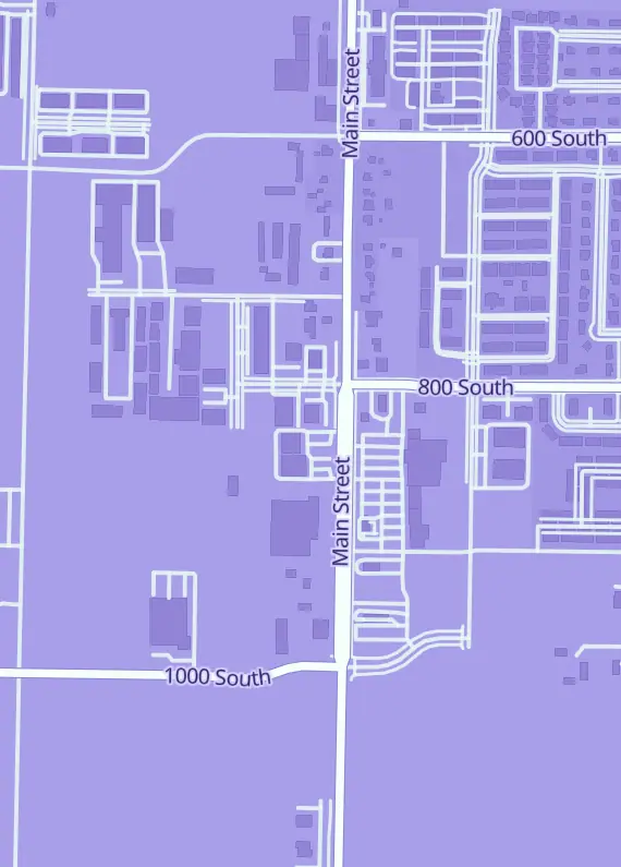 Street map around Liam's Cards and Games, 869 S Main St Unit B, Smithfield, UT