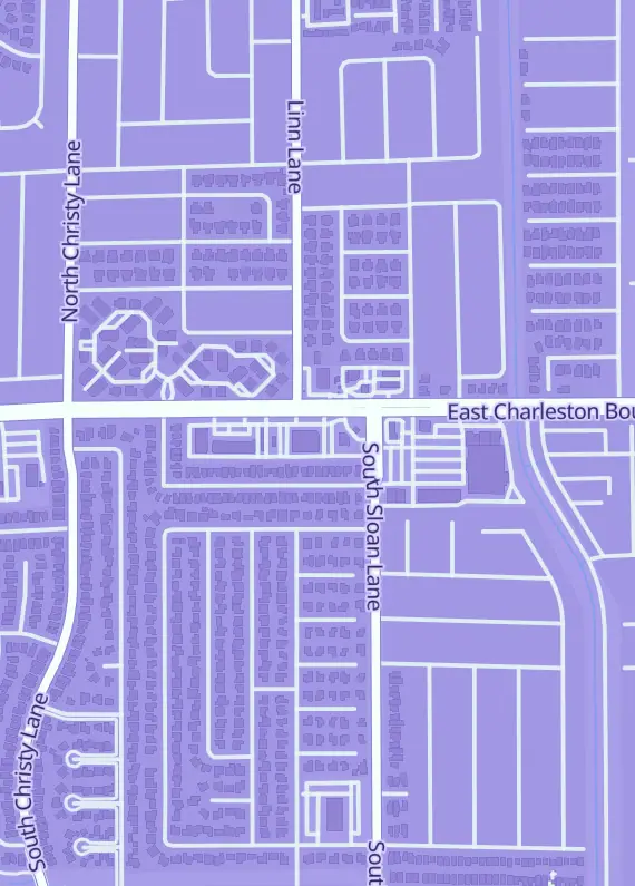 Street map around Liberty Hustle, 5755 E Charleston Blvd, Las Vegas, NV
