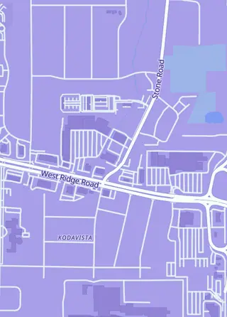 Street map around LingSter Games, Greece
