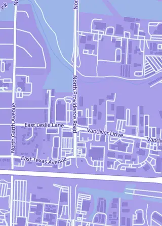 Street map around Magelings Games, Columbia