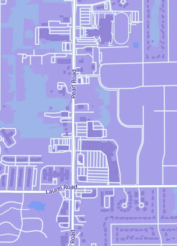 Street map around Marzcardz, 1655 Pearl Rd, Brunswick, OH