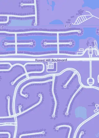 Street map around Matt's Dugout, Wellington