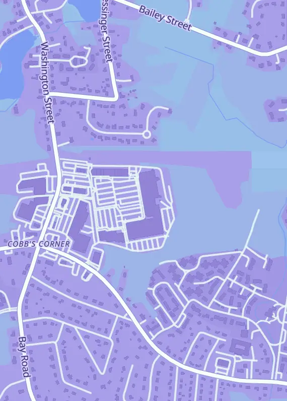 Street map around Maziply Toys, 95 Washington St Ste 400, Canton, MA