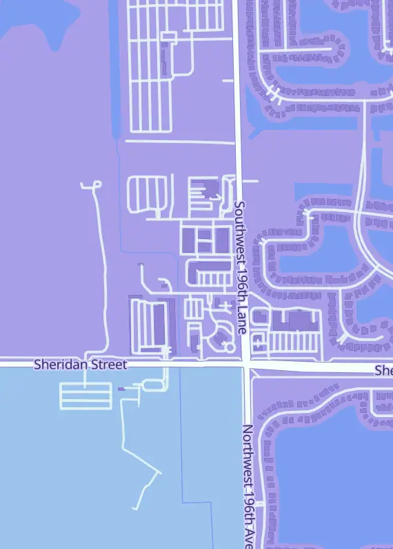 Street map around MBM Gaming, 6941 SW 196th Ave Ste 20, Pembroke Pines, FL