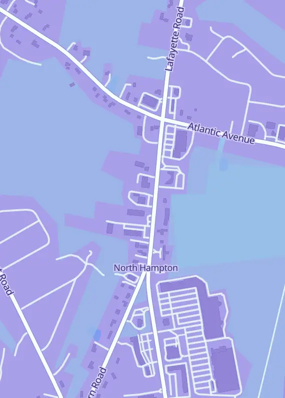 Street map around Miller's Comics, Cards, Collectibles and Toys, 62 Lafayette Rd, North Hampton, NH