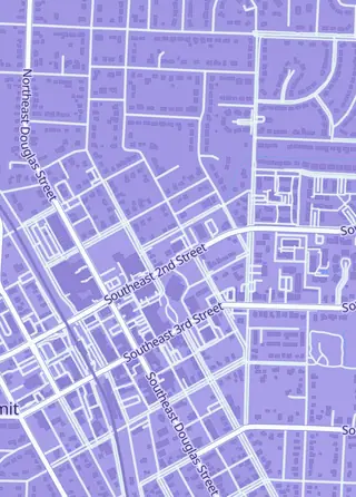 Street map around Mindgames and Magic, Lee's Summit