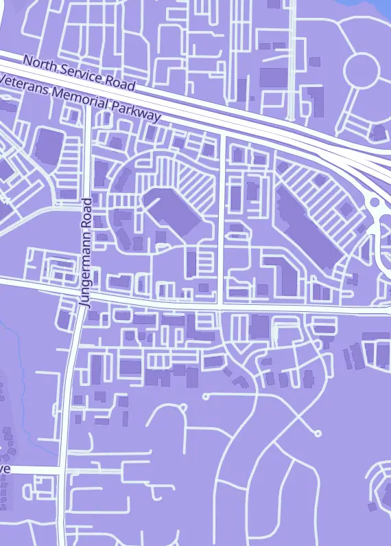 Street map around Miniature Market Retail Superstores, 1077 Cave Springs Blvd, St Peters, MO