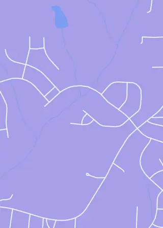 Street map around Mint Card Co., Troutman