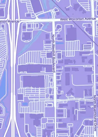 Street map around MissingNo. Games, Appleton
