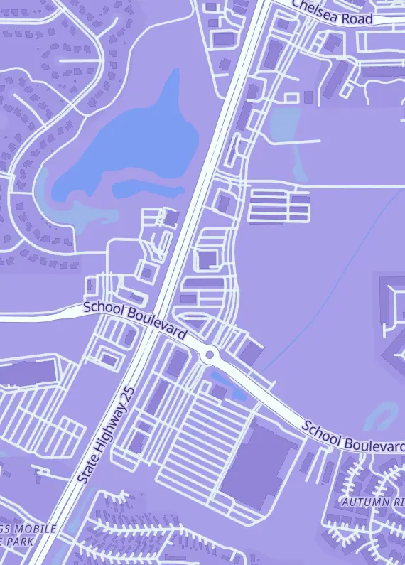 Street map around Mn Sportscards, 4101 Cedar St, Monticello, MN