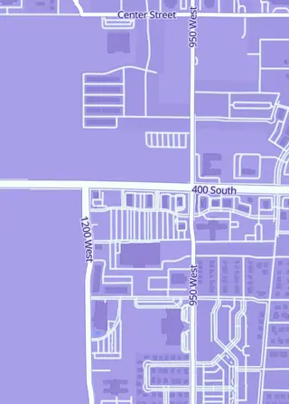 Street map around Moonwake Games, Springville