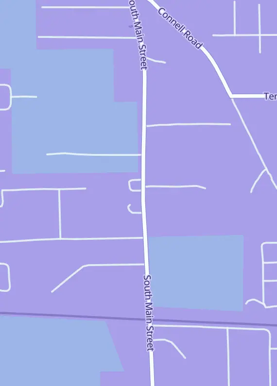 Street map around MPE Grading, Vidor, TX