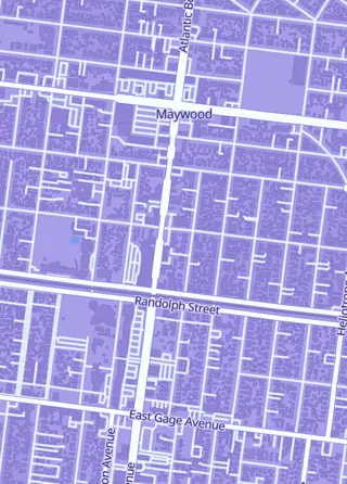 Street map around My Awesome Collectibles, Maywood