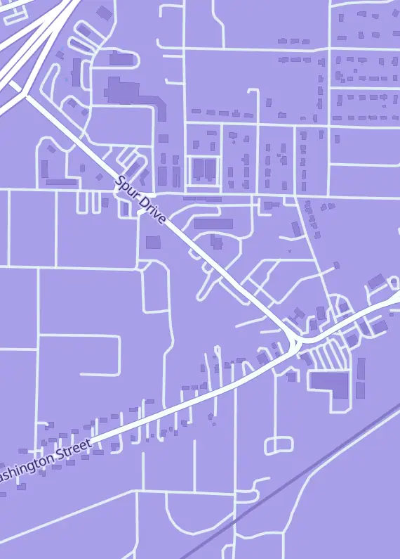 Street map around Neverending Game Store - Marshfield, 1190 Spur Dr Ste 100, Marshfield, MO