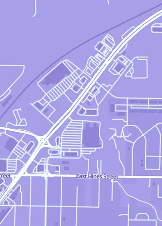 Street map around Neverending Game Store - Republic, Republic