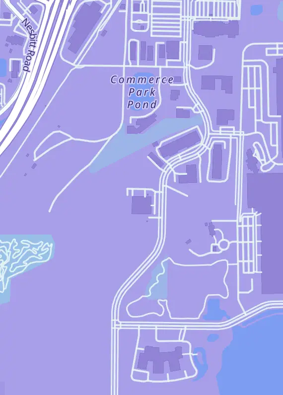 Street map around Noble Knight Games, 2835 Commerce Park Dr, Fitchburg, WI