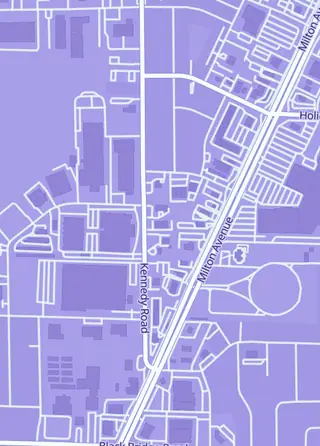 Street map around Noble Knight Games, Janesville