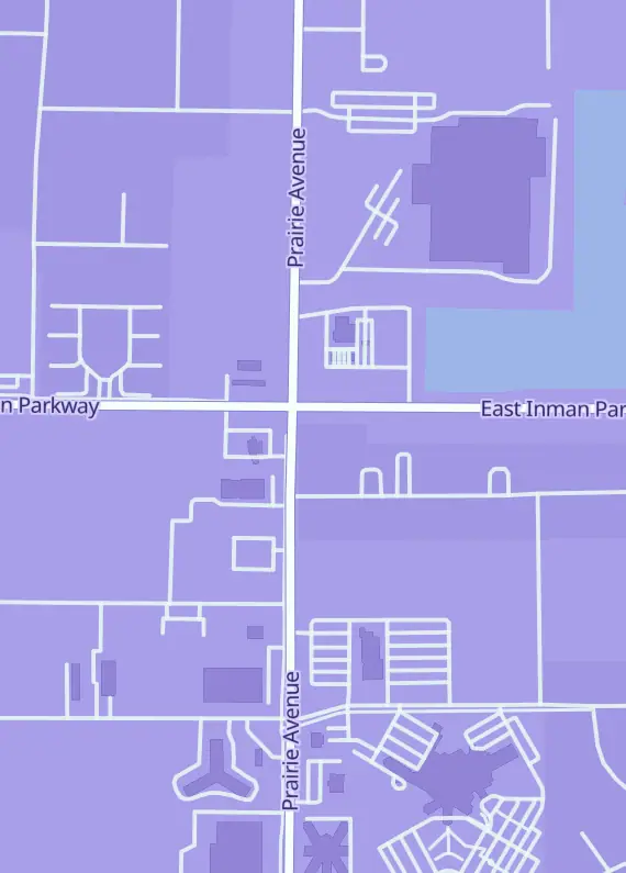 Street map around Noble Nostalgics, 3113 Prairie Ave, Beloit, WI