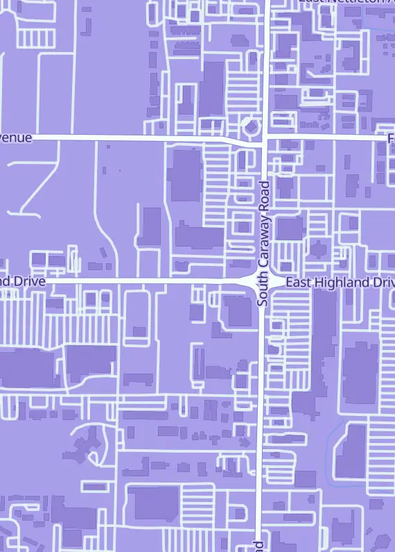 Street map around Norsegoat's collectibles, 2106 E Highland Dr, Jonesboro, AR