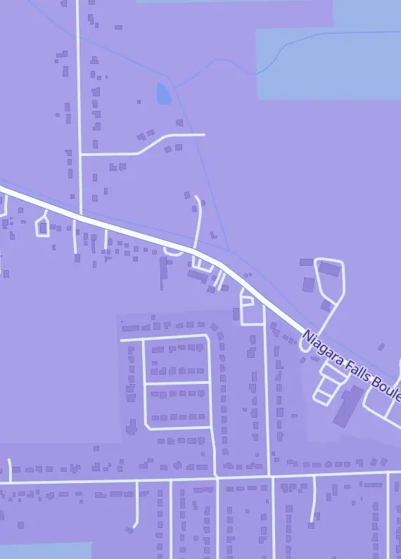 Street map around Nova Gaming Company, 3046 Niagara Falls Blvd, North Tonawanda, NY
