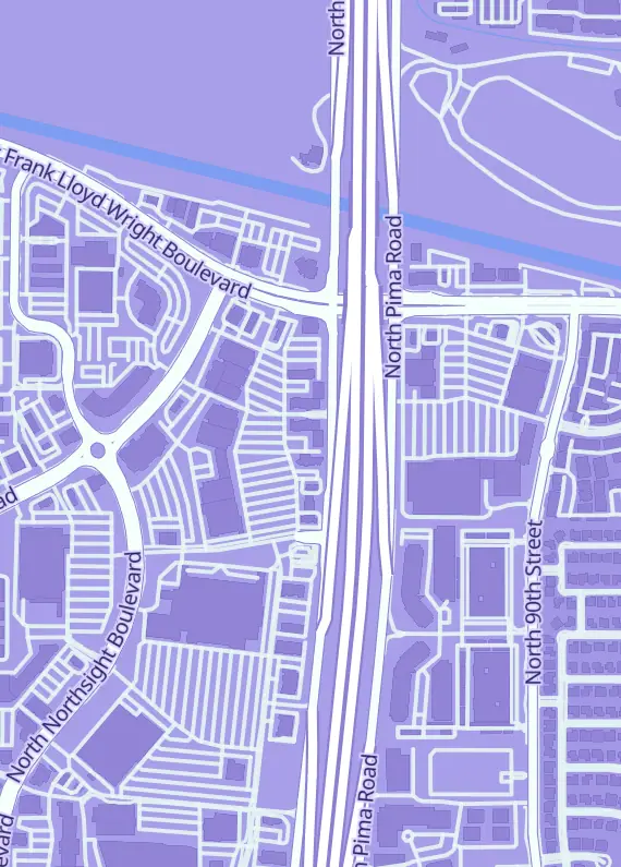 Street map around Old World Games, 15609 Hayden Rd Ste N 137, Scottsdale, AZ