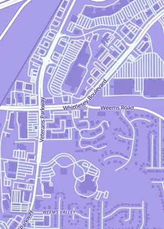 Street map around Omega Card Games, Columbus