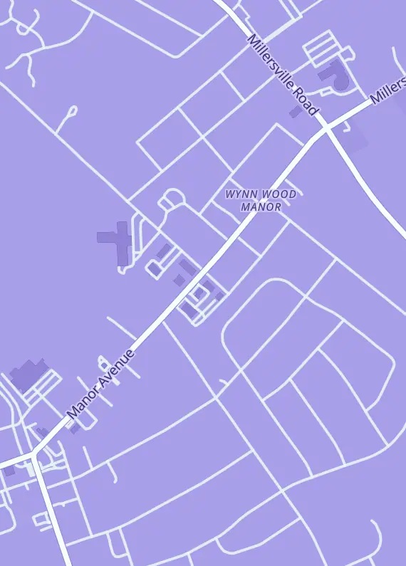 Street map around Owl Central Games, 250 Manor Ave, Millersville, PA