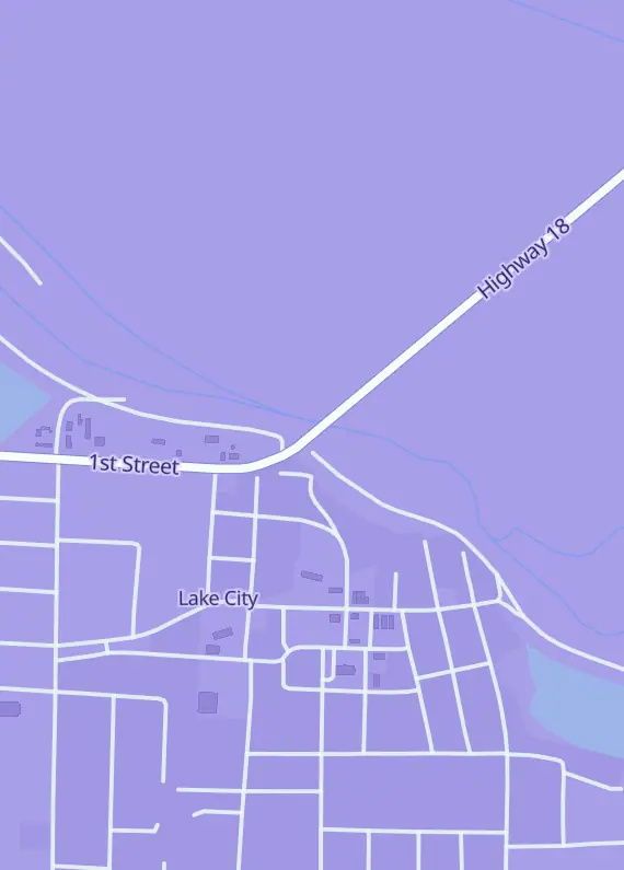 Street map around Pack Magic LLC, 406 W Ar 18 Hwy, Manila, AR