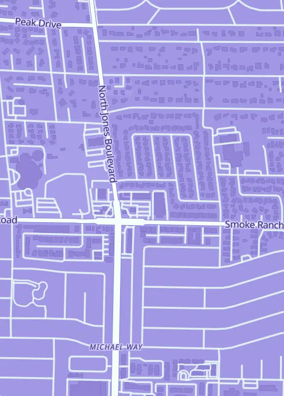 Street map around Phantasma, 6032 W Smoke Ranch Rd, Las Vegas, NV