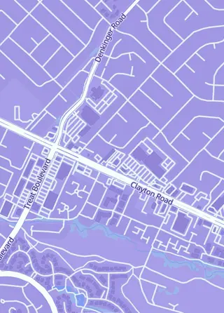 Street map around Phantomich, Concord