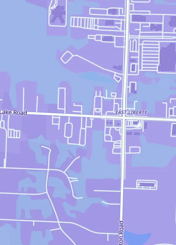 Street map around Poke Collective at Oddmall Outpost, 772 East Turkeyfoot Lake Road, Green, OH
