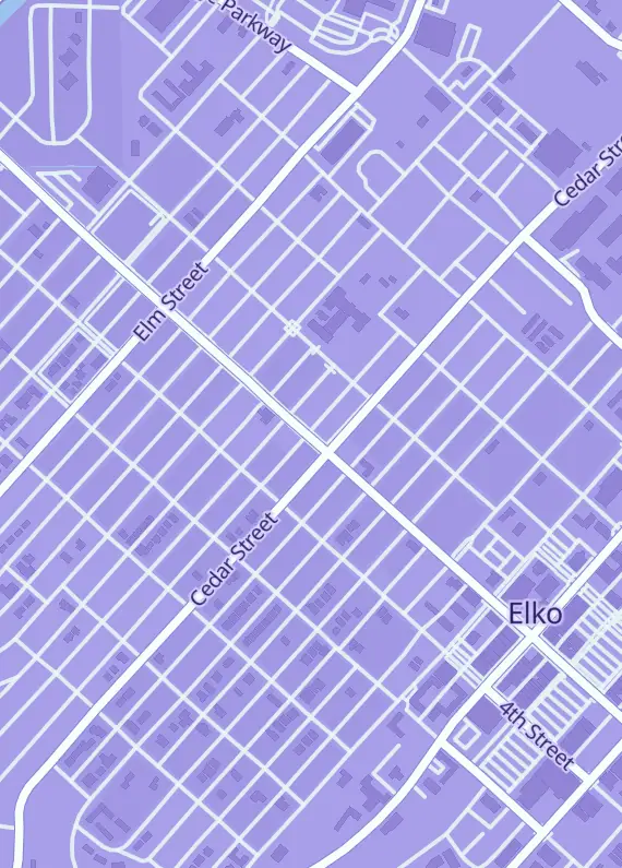 Street map around Pokevault- Smash Pack Sports and Trading Card Shop, 2525 Mountain City Hwy, Elko, NV