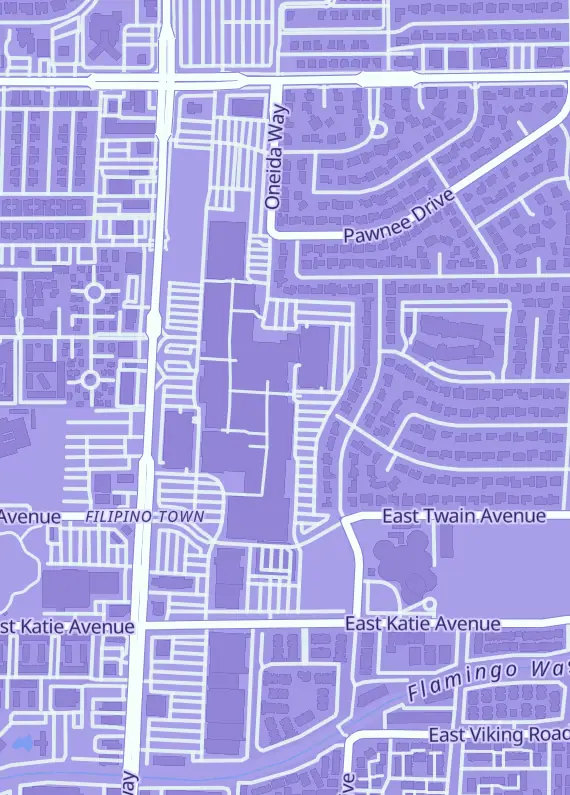 Street map around Poor Boy Comics, 3680 S Maryland Pkwy, Las Vegas, NV