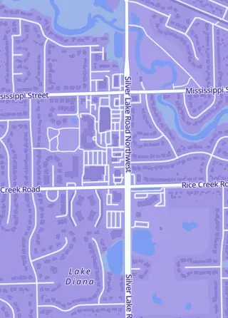 Street map around Pop Culture Archives, New Brighton